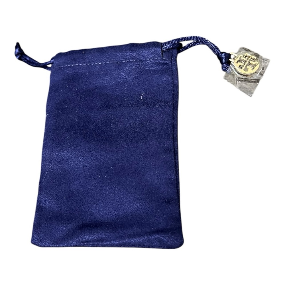 NWOT Tory Burch Drawstring Bag with Protective Charm Cover